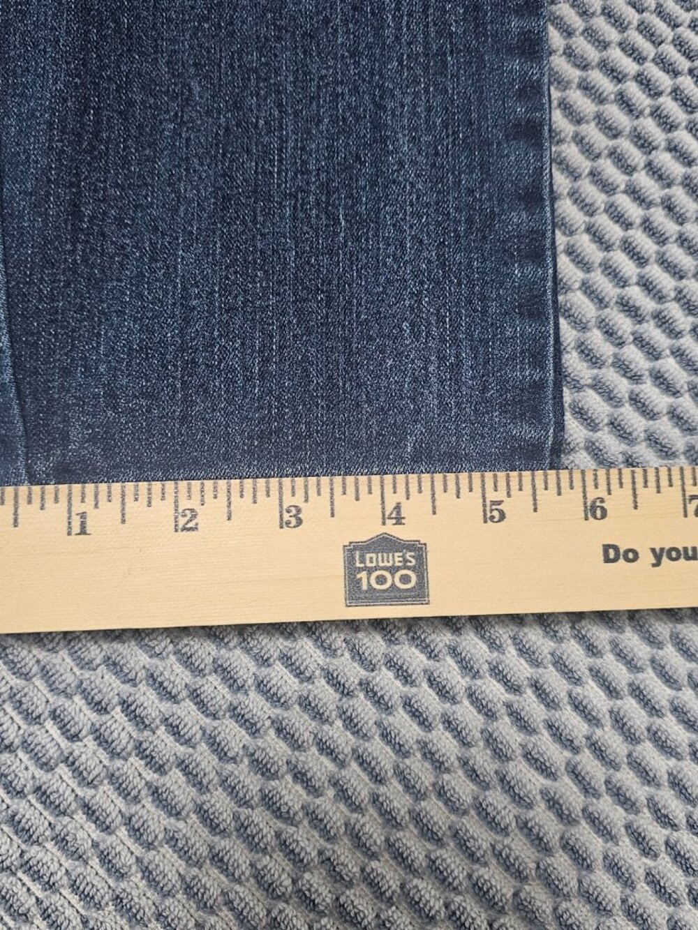 Gloria Vanderbilt Amanda Dark Wash Denim High Rise Jeans Altered- Size 6 Short - Picture 8 of 8